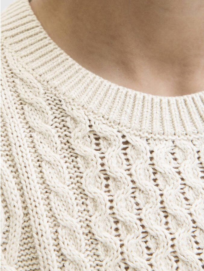 Jack & jones Regular fit gebreide pullover met structuurmotief model 'Sean' - Foto 2