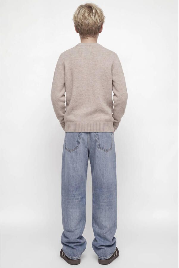 JACK & JONES JUNIOR gebreide trui met wol beige - Foto 2