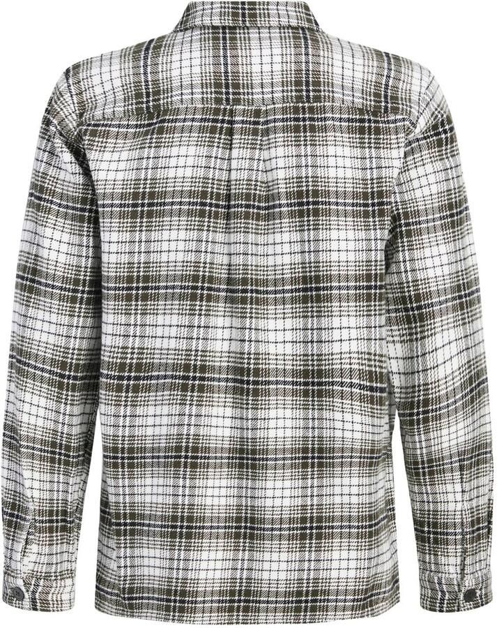 JACK & JONES JUNIOR geruit overhemd wit Jongens Katoen Button down Ruit - Foto 2