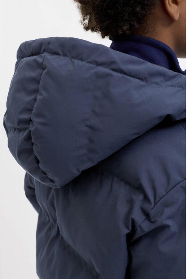 Jack & jones Regular fit gewatteerd jack met capuchon model 'Kaito'