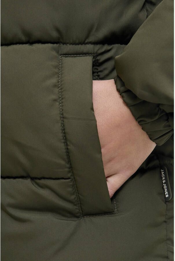 JACK & JONES JUNIOR gewatteerde jas donkergroen - Foto 1