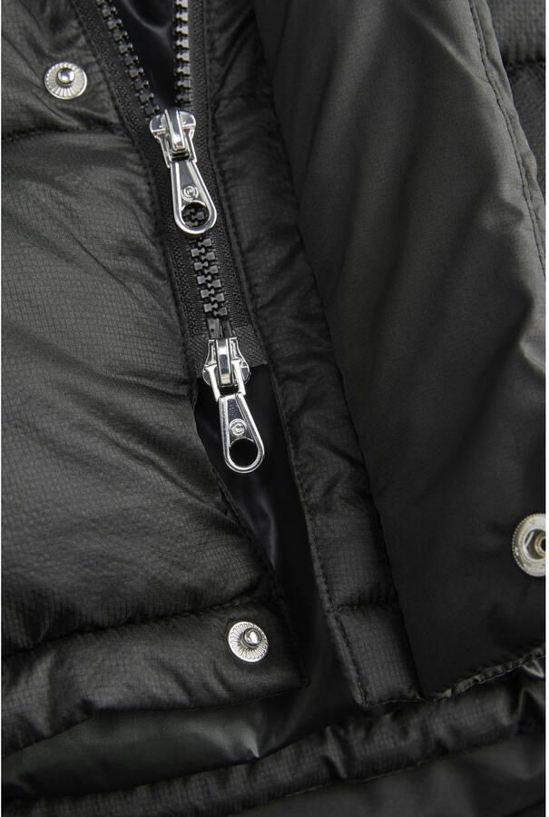 JACK & JONES JUNIOR gewatteerde jas gebreid zwart - Foto 2