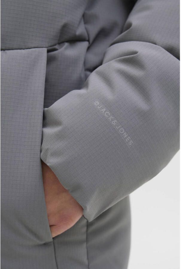 Jack & jones Regular fit gewatteerd jack met logoprint model 'Global'