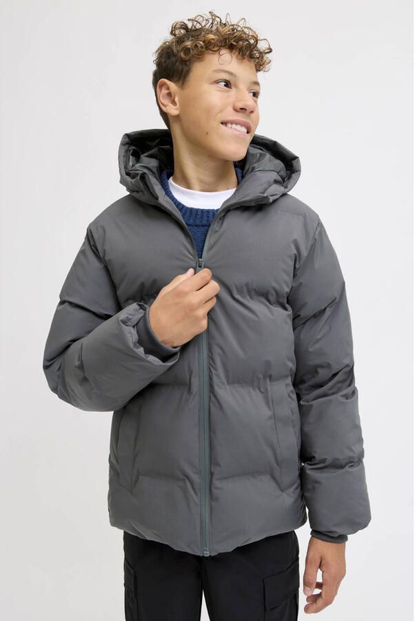 Jack & jones Regular fit gewatteerd jack met capuchon model 'Kaito'