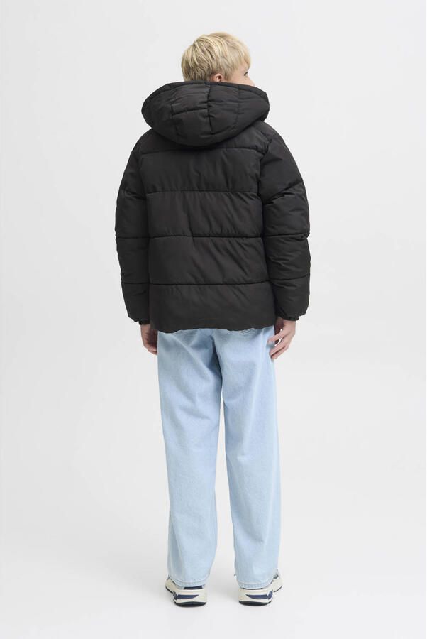Jack & jones Maze Logo Hood Puffer Jas Junior - Foto 2
