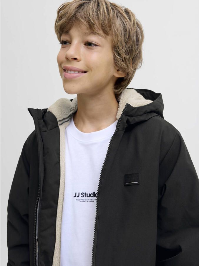 JACK & JONES JUNIOR gewatteerde jas zwart - Foto 2