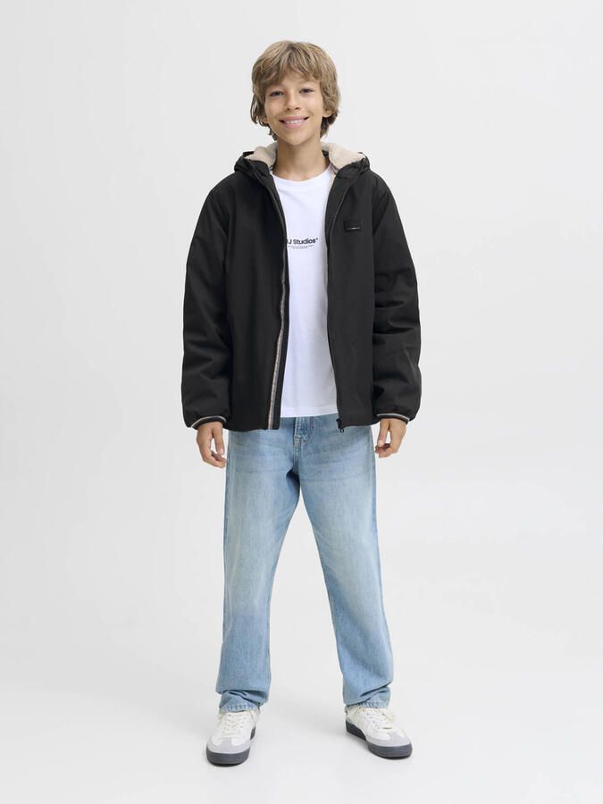 JACK & JONES JUNIOR gewatteerde jas zwart - Foto 3