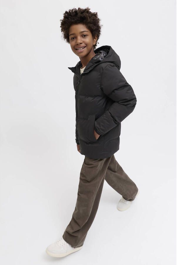 Jack & jones Regular fit gewatteerd jack met capuchon model 'Kaito'