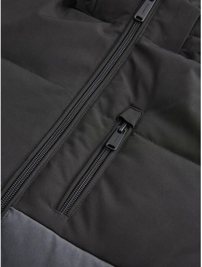 JACK & JONES JUNIOR gewatteerde winterjas grijs - Foto 2