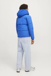 JACK & JONES JUNIOR gewatteerde winterjas JCOSPEED kobaltblauw - Thumbnail 1