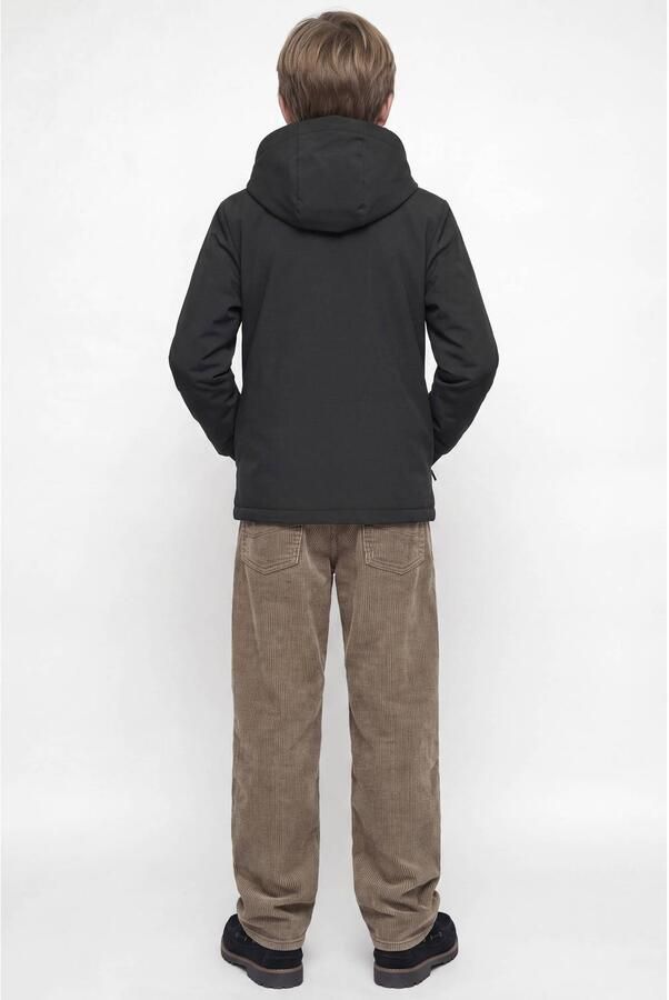 JACK & JONES JUNIOR gewatteerde winterjas zwart Jongens Polyester Capuchon - Foto 2