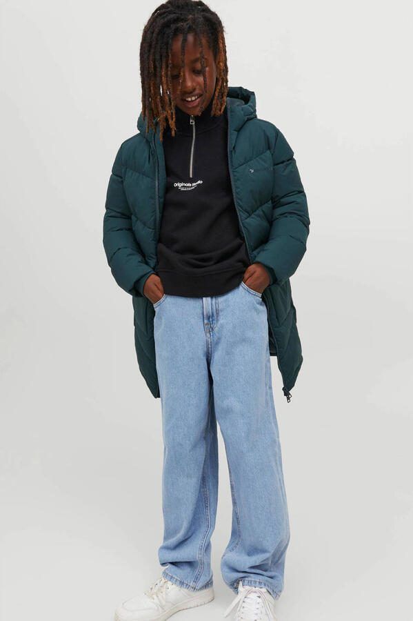 Jack & Jones Junior Relax fit jeans JJIALEX met Baggy Fit en hoge taille Slijtage-effecten modieus relaxed fit denim - Foto 2