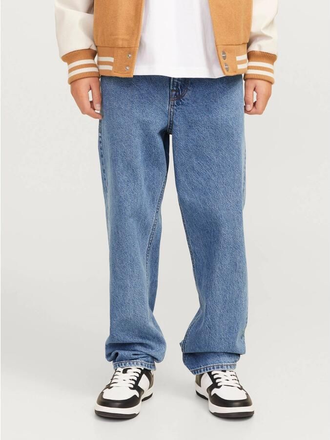 JACK & JONES JUNIOR high waist relaxed fit jeans JJICHRIS JJORIGINAL blue denim - Foto 2