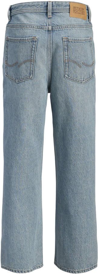 JACK & JONES JUNIOR high waist baggy jeans medium blue denim - Foto 3