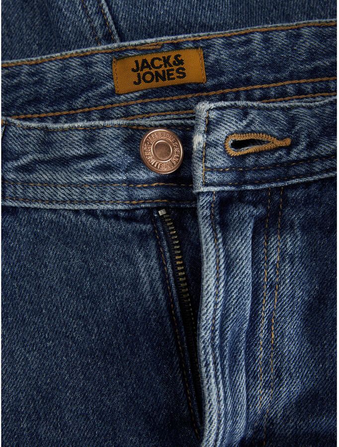 JACK & JONES JUNIOR high waist relaxed fit jeans medium blue denim