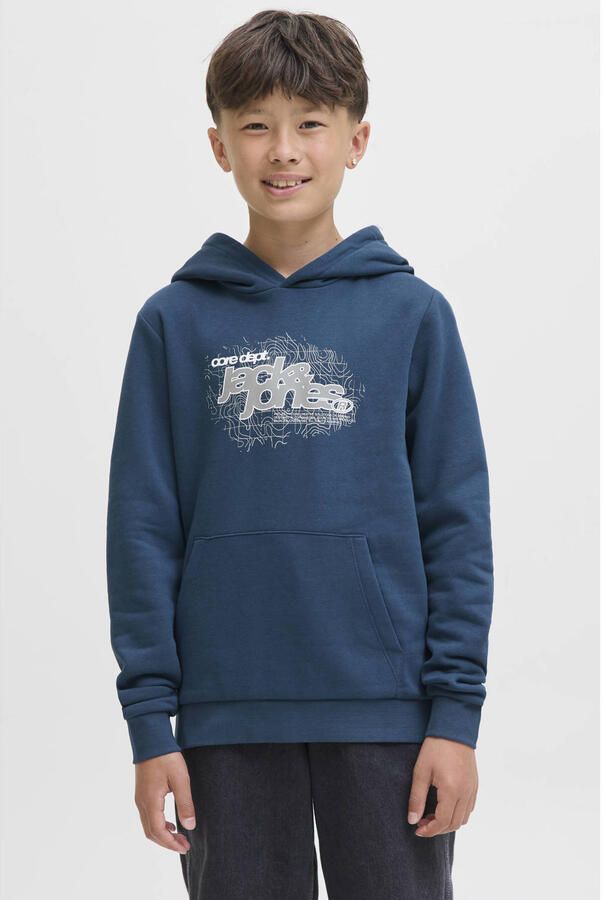 Jack & jones Grid Branding Hoodie Junior - Foto 2