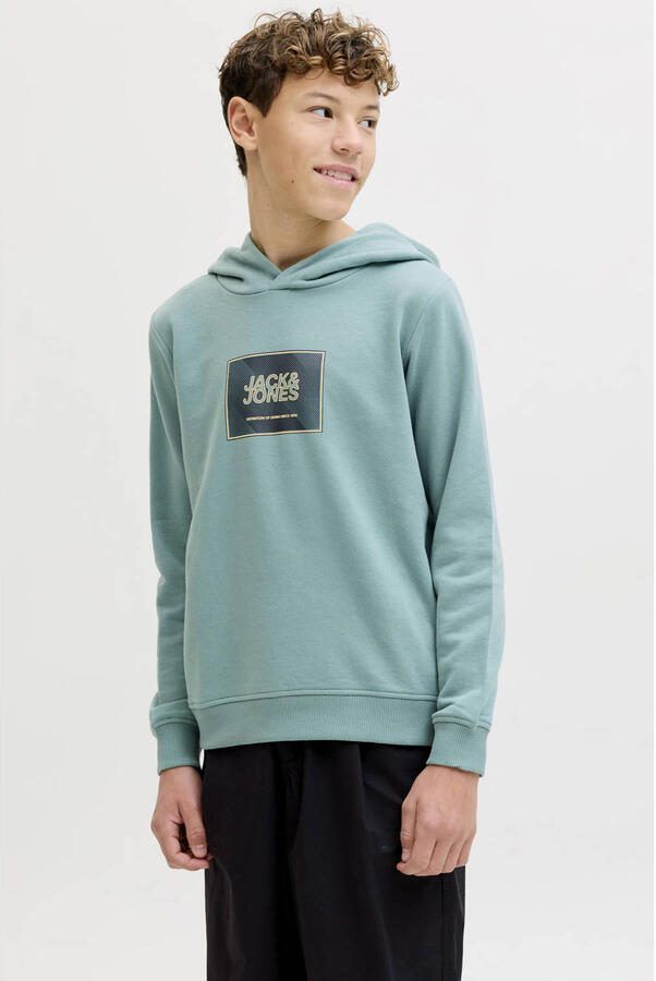 JACK & JONES JUNIOR hoodie blauw