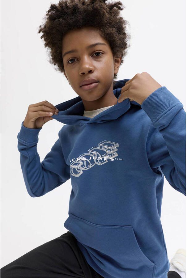 JACK & JONES JUNIOR hoodie blauw