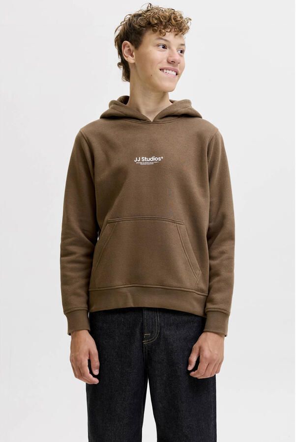 JACK & JONES JUNIOR hoodie bruin