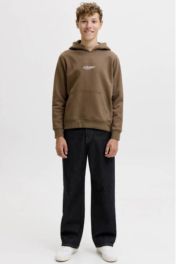 JACK & JONES JUNIOR hoodie bruin - Foto 2