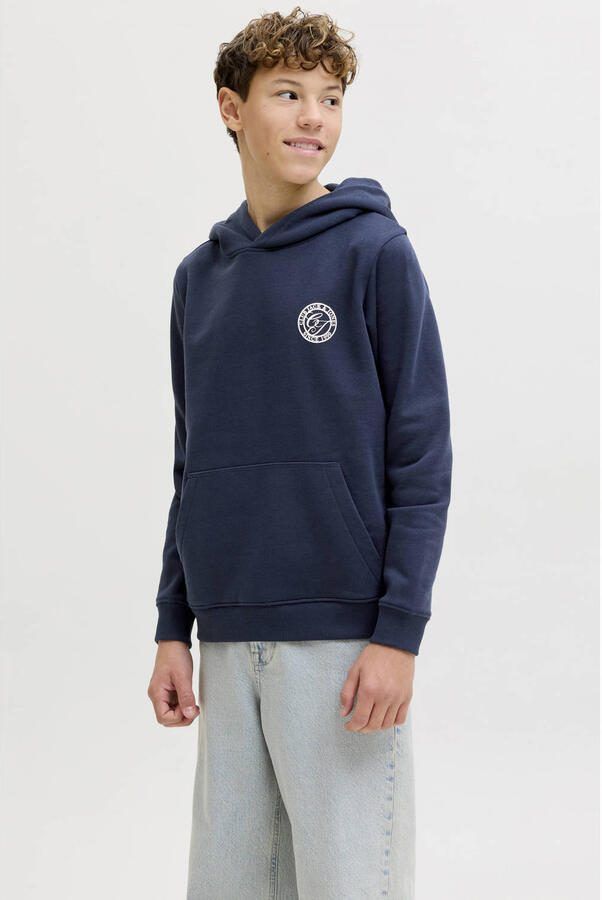 JACK & JONES JUNIOR hoodie donkerblauw