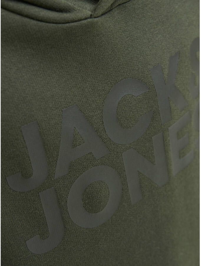 Jack & Jones Junior Hoodie JJECORP met print kangoeroezak onderhoudsvriendelijk