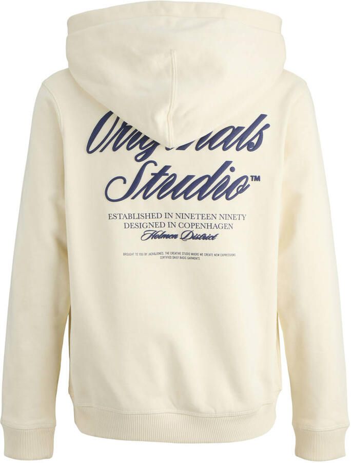 Jack & jones Hoodie met labelprint en kangoeroezak - Foto 3