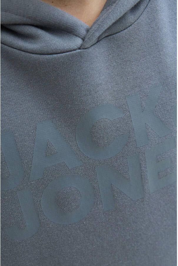 Jack & Jones Junior Hoodie JJECORP met print kangoeroezak onderhoudsvriendelijk
