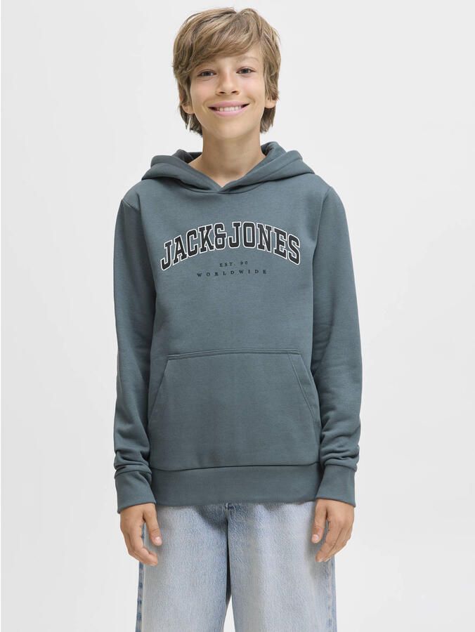 Jack & Jones Junior Hoodie JJECALEB VARSITY SWEAT HOOD NOOS JNR - Foto 2
