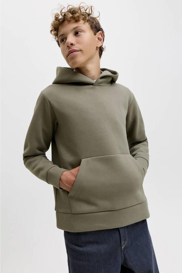 JACK & JONES JUNIOR hoodie grijsgroen - Foto 2