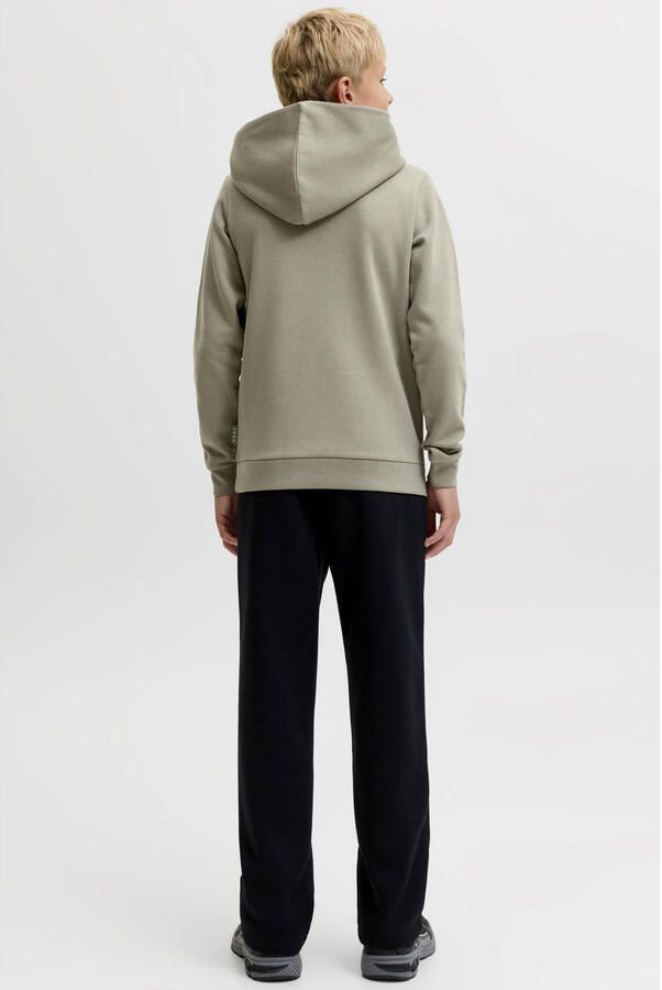 JACK & JONES JUNIOR hoodie grijsgroen - Foto 3