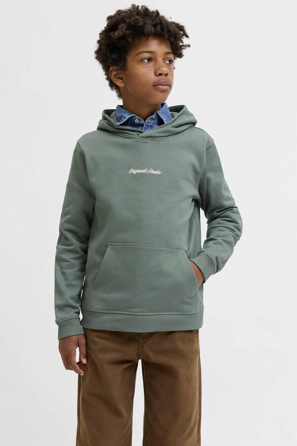 JACK & JONES JUNIOR hoodie groen