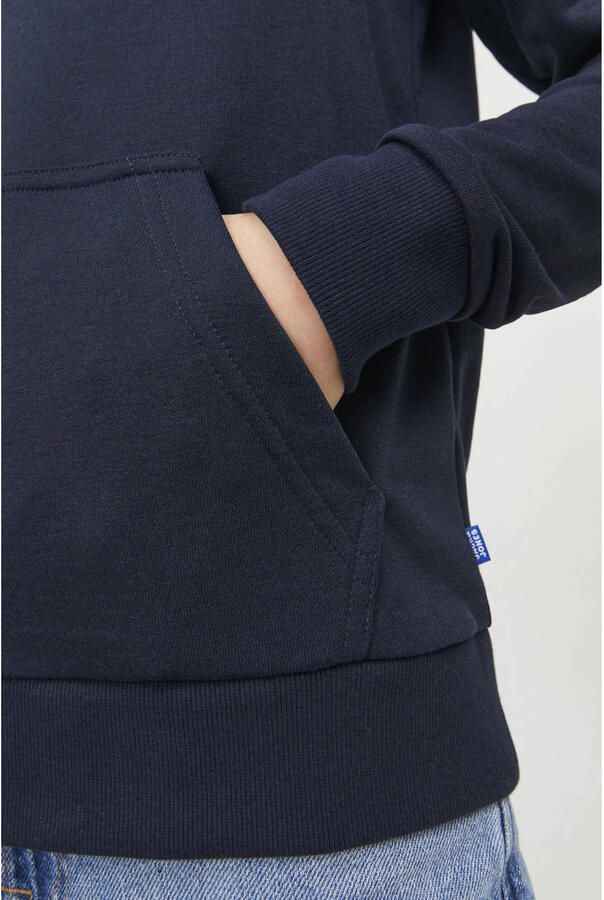 Jack & jones JUNIOR hoodie JJEBRADLEY donkerblauw Sweater Effen 176 - Foto 2