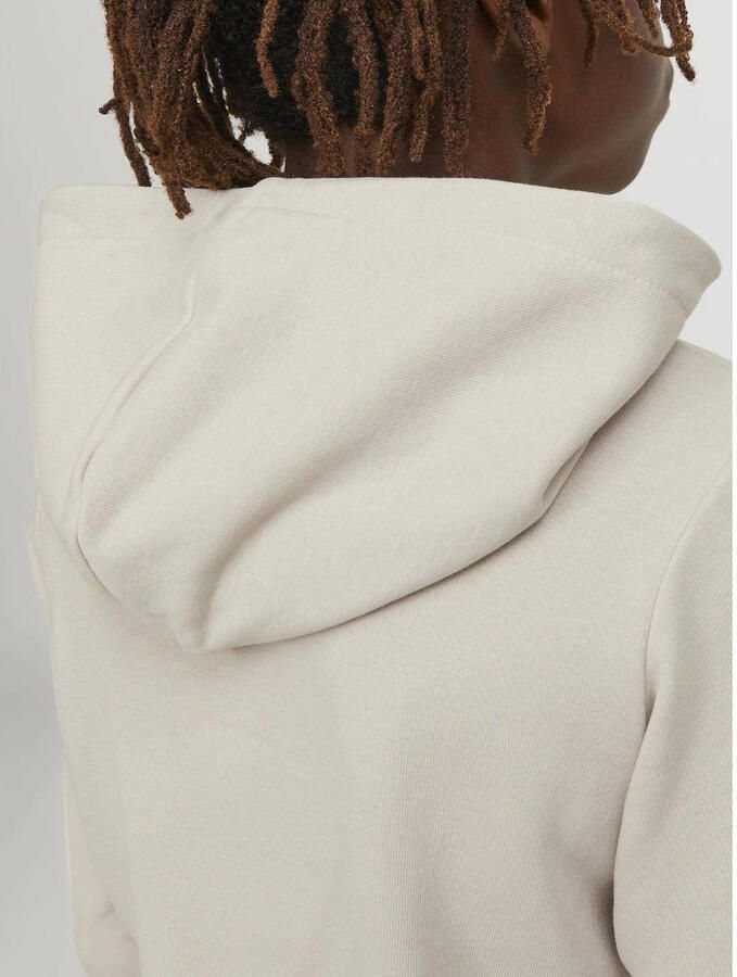 Jack & jones JUNIOR hoodie JJEBRADLEY ecru Sweater Effen 152 - Foto 3