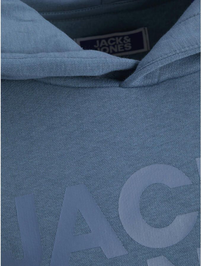 Jack & Jones Junior Hoodie JJECORP met print kangoeroezak onderhoudsvriendelijk - Foto 3