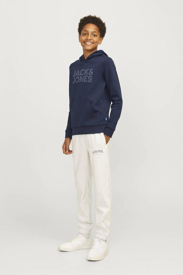 Jack & Jones Junior Hoodie JJECORP met print kangoeroezak onderhoudsvriendelijk - Foto 2