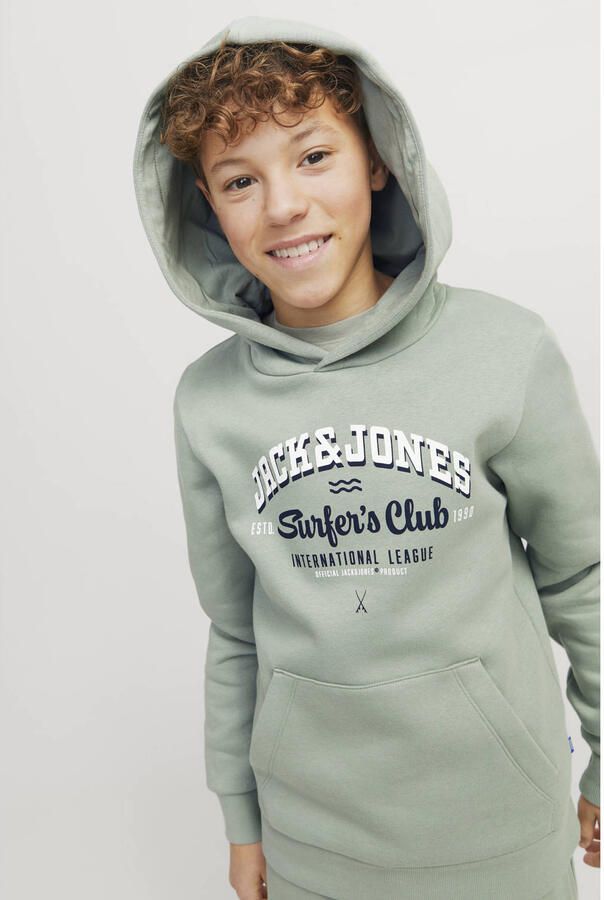Jack & Jones Junior Hoodie JJELOGO SWEAT HOOD 2 COL 24 25 NOOS JNR