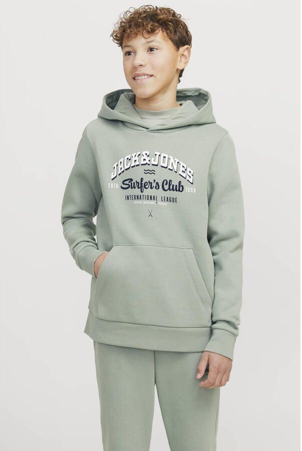 Jack & Jones Junior Hoodie JJELOGO SWEAT HOOD 2 COL 24 25 NOOS JNR - Foto 2