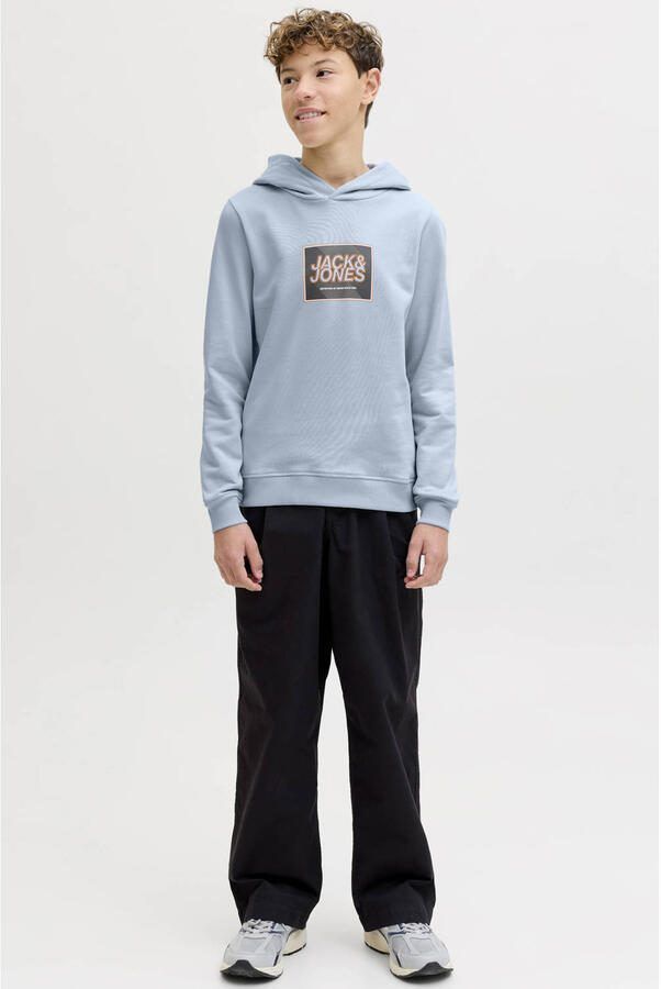 JACK & JONES JUNIOR hoodie lichtblauw - Foto 2