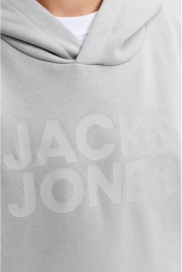 JACK & JONES JUNIOR hoodie lichtgrijs - Foto 2