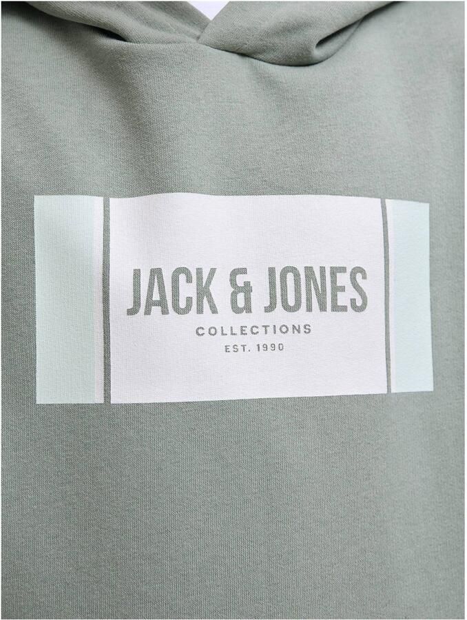 JACK & JONES JUNIOR hoodie lichtgroen