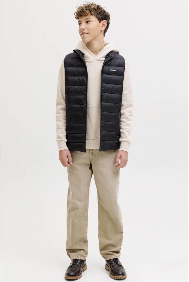 JACK & JONES JUNIOR hoodie met backprint beige - Foto 2