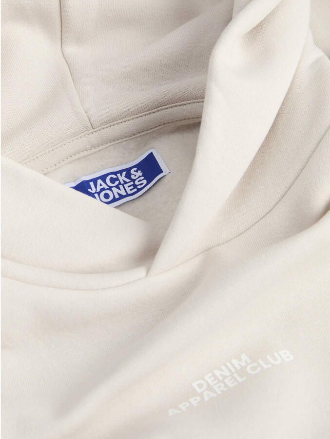 JACK & JONES JUNIOR hoodie met backprint beige