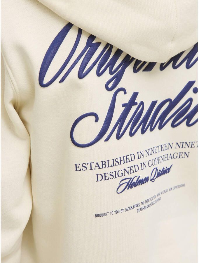 Jack & jones Hoodie met labelprint en kangoeroezak - Foto 2