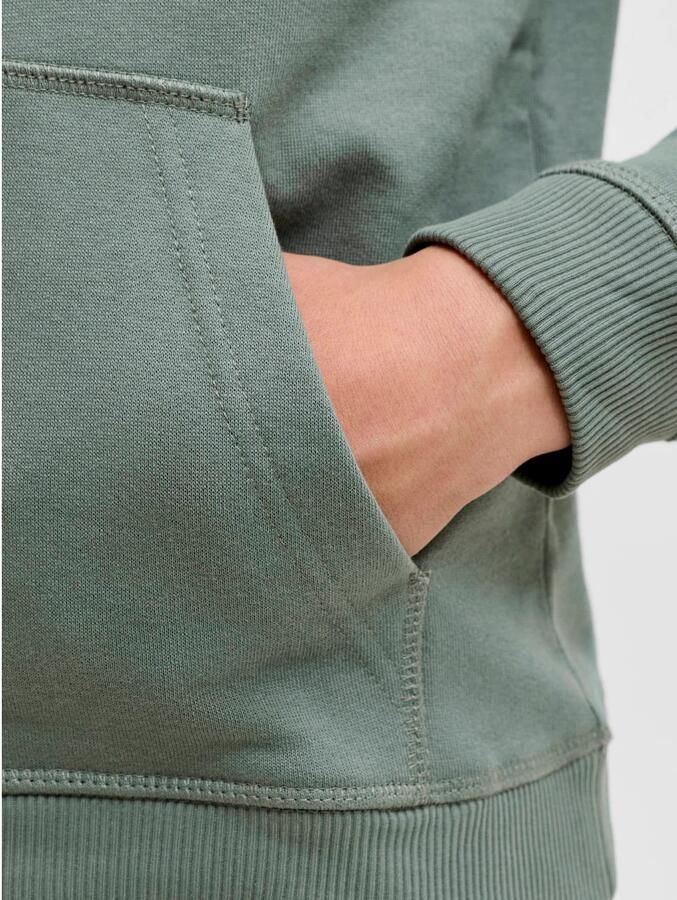 JACK & JONES JUNIOR hoodie met backprint groen - Foto 2