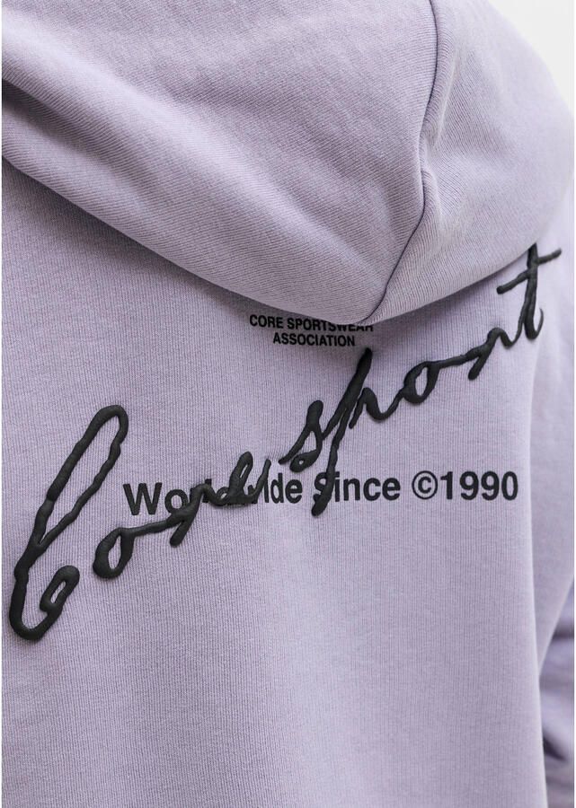 JACK & JONES JUNIOR hoodie met backprint lila - Foto 2