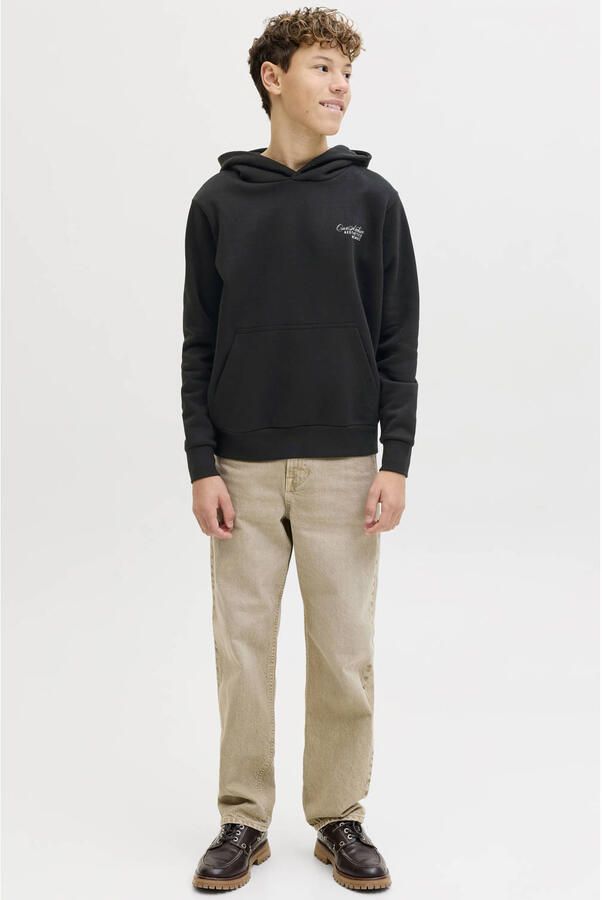 JACK & JONES JUNIOR hoodie met backprint zwart - Foto 2
