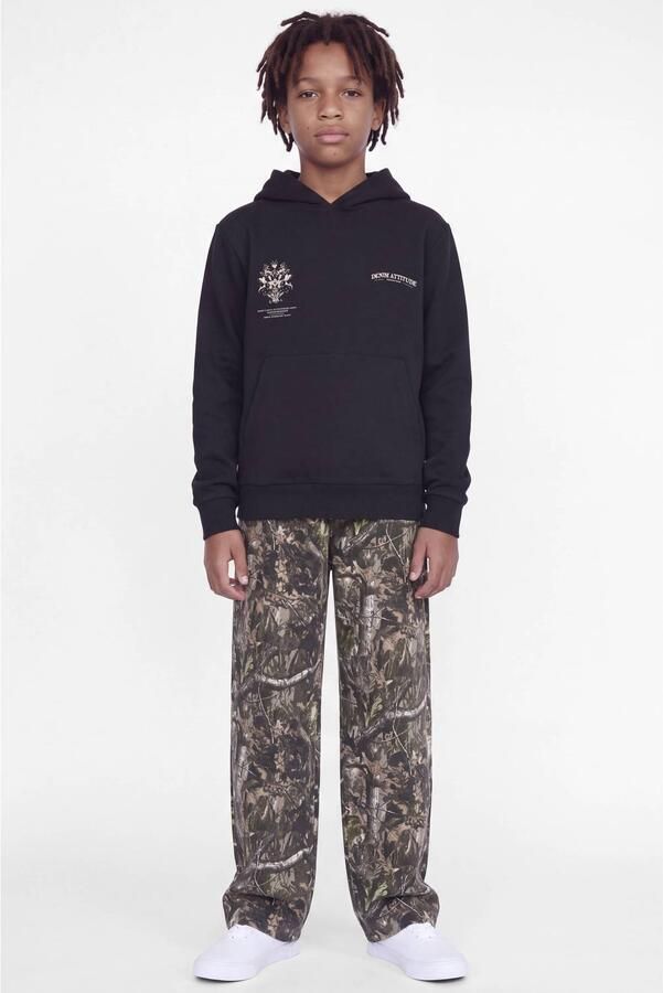 JACK & JONES JUNIOR hoodie met backprint zwart Sweater Backprint - Foto 3