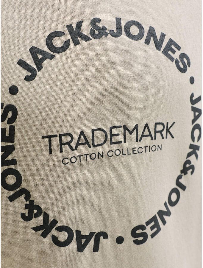 JACK & JONES JUNIOR hoodie met logo beige - Foto 2