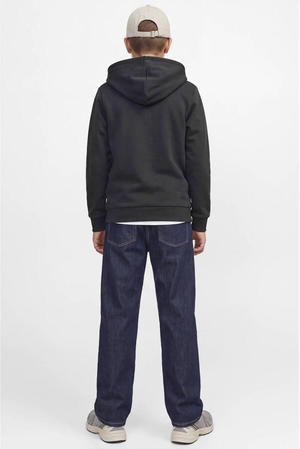 JACK & JONES JUNIOR hoodie met logo donkergrijs Sweater Logo - Foto 2